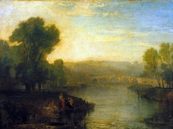 View Of Richmond Hill And Bridge by Joseph Mallord William Turner
