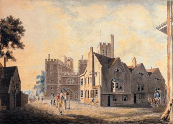 View Of The Archbishop's Palace, Lambeth by Joseph Mallord William Turner
