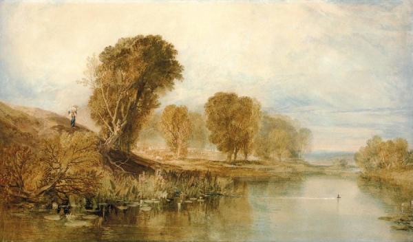 View On The River Brent, North London by Joseph Mallord William Turner