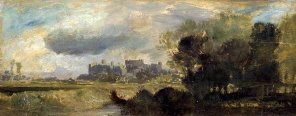 Windsor Castle From The Meadows by Joseph Mallord William Turner Oil Painting Reproductions