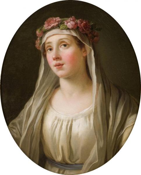 A Vestal by Joseph Marie Vien