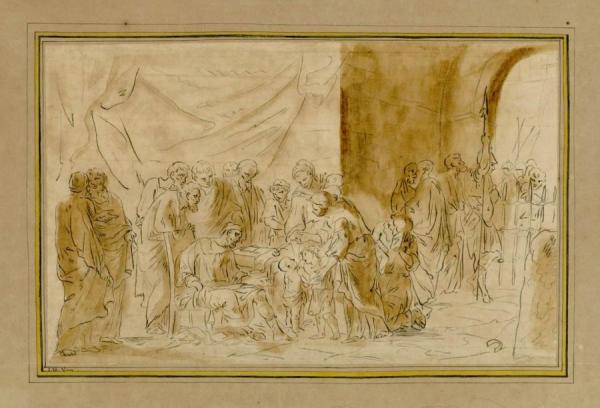 Coriolan by Joseph Marie Vien Oil Painting Reproductions