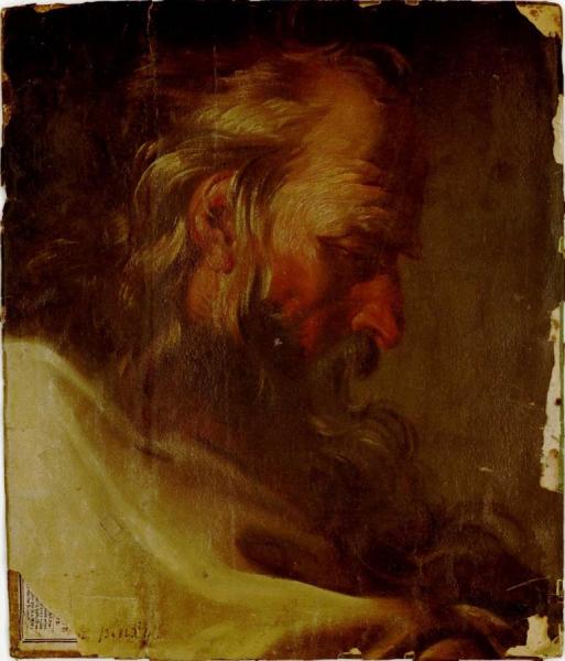 Head Of A Man by Joseph Marie Vien Oil Painting Reproductions