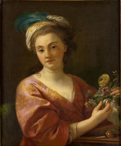 Portrait Of Madame Vien by Joseph Marie Vien