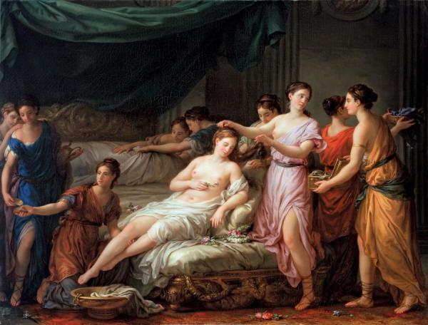 Preparations For The Bride by Joseph Marie Vien