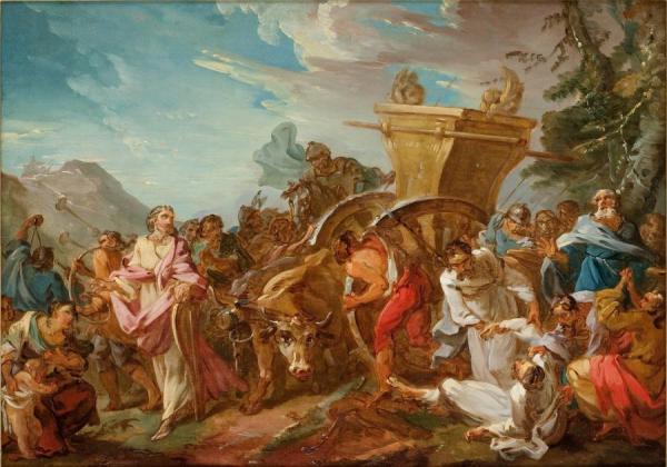 The Death Of Osa by Joseph Marie Vien