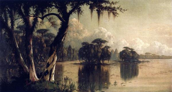 Achafalaya River by Joseph R Meeker Oil Painting Reproductions