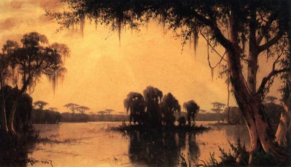 The Bayou At Lake Maurepas, Louisiana by Joseph R Meeker