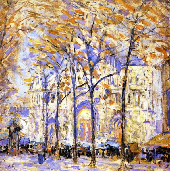 Market Of St. Catherine, Bruxelles by Joseph Raphael