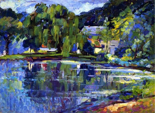 Old Mill Pond by Joseph Raphael