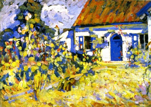 The New Blue Door by Joseph Raphael