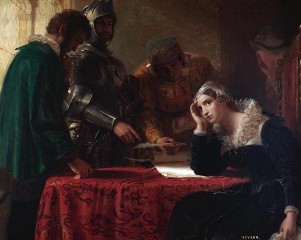 The Abduction Of Mary Queen Of Scots by Joseph Severn