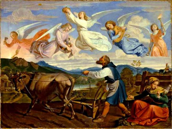 Joseph Von Führich The Dream Of St. Isidor