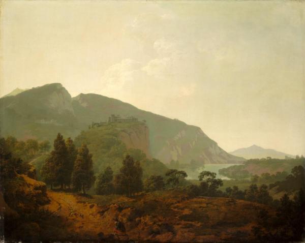 An Italian Landscape by Joseph Wright Of Derby