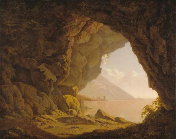 Cavern,near Naples by Joseph Wright Of Derby