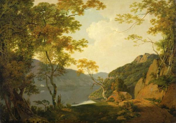 Joseph Wright Of Derby Lake Scene
