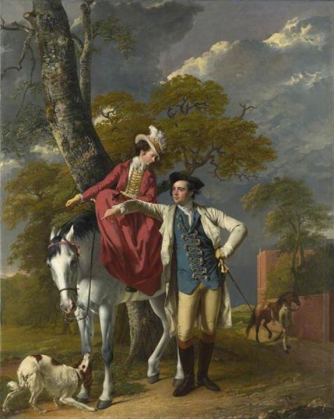 Mr And Mrs Coltman by Joseph Wright Of Derby