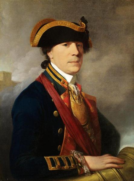 Portrait Of An Officer by Joseph Wright Of Derby