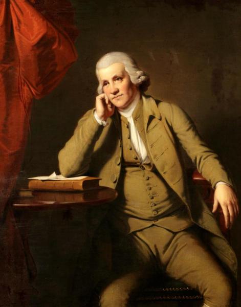 Portrait Of Jebediah Strutt by Joseph Wright Of Derby