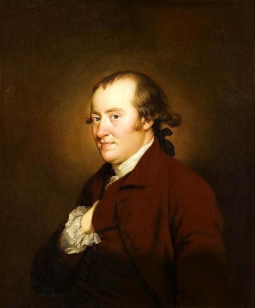 Portrait Of John Atherton by Joseph Wright Of Derby