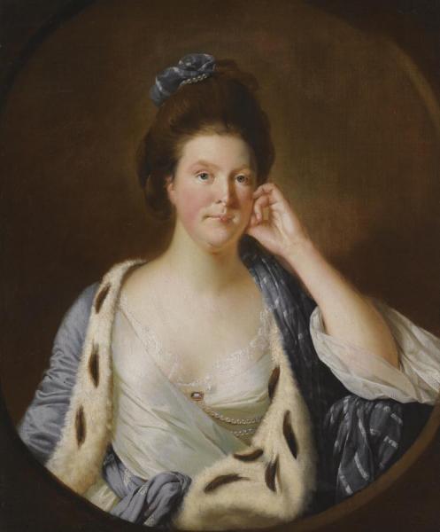 Portrait Of Lucy Stafford by Joseph Wright Of Derby