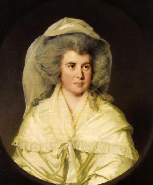 Portrait Of Mary Wood by Joseph Wright Of Derby