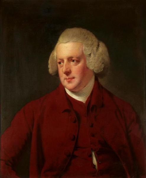 Portrait Of William Alvey Darwin (1726-1783) by Joseph Wright Of Derby