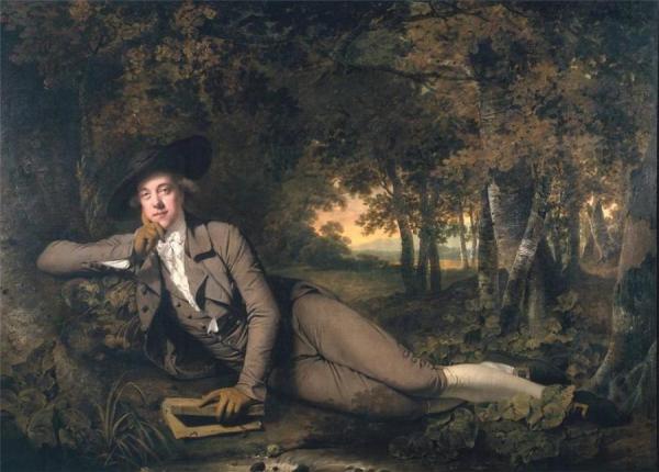 Sir Brooke Boothby by Joseph Wright Of Derby