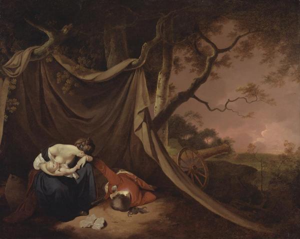 The Dead Soldier I by Joseph Wright Of Derby