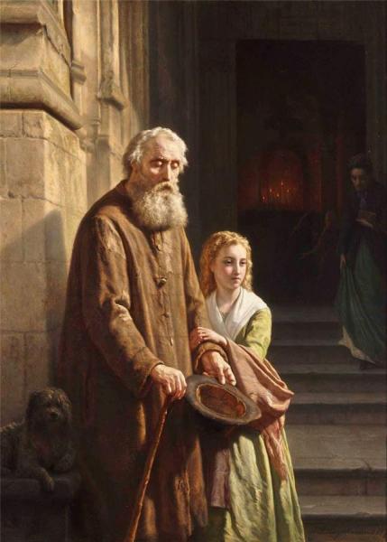 A Helping Hand by Josephus Laurentius Dyckmans
