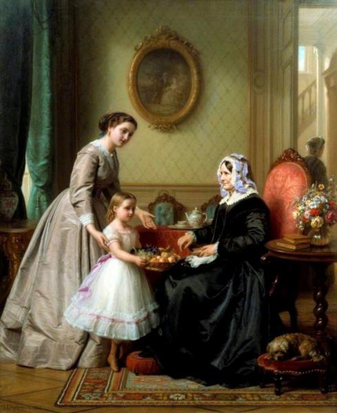 Grandmother's Birthday by Josephus Laurentius Dyckmans