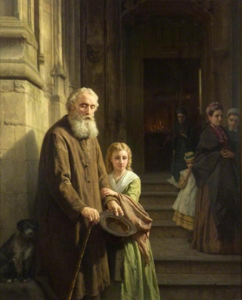 The Blind Beggar by Josephus Laurentius Dyckmans