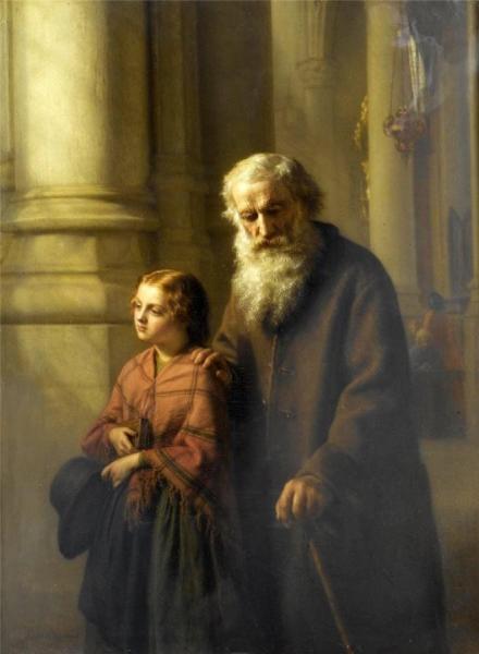 The Blind Beggar by Josephus Laurentius Dyckmans