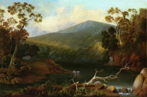 River Landscape by Joshua Shaw
