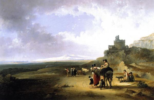 Romantic Landscape by Joshua Shaw
