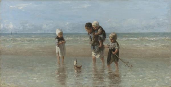 Jozef Israels Children Of The Sea