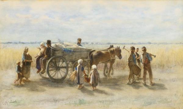 Potato Harvest (de Aardappeloogst) by Jozef Israels