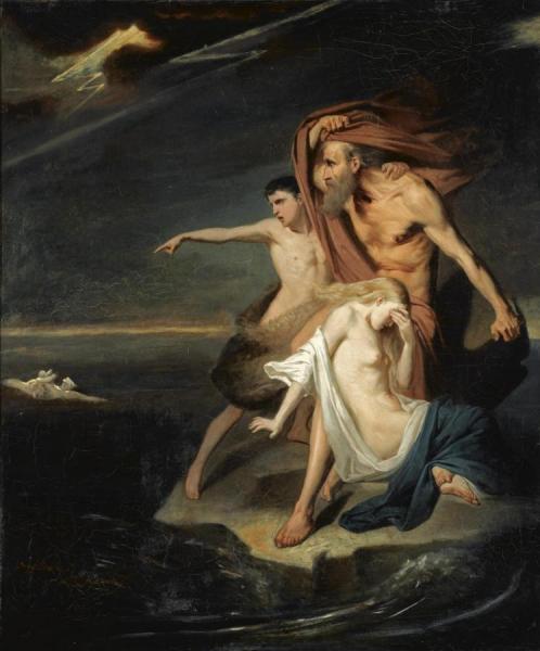 The Deluge (de Zondvloed) by Jozef Israels Oil Painting Reproductions