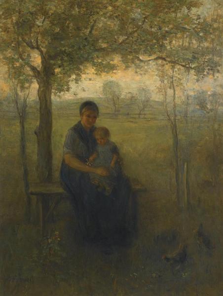 The Madonna Of Drenthe by Jozef Israels
