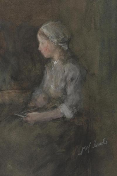 Jozef Israels Young Girl