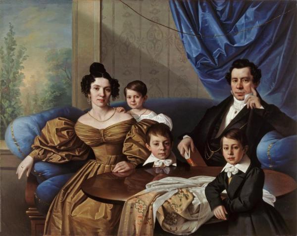 Family Of Dr. Dr. Frušič by Jozef Jakob Tominc