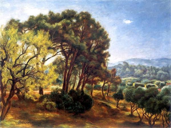 Jozef Pankiewicz Landscape At La Ciotat