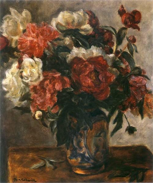 Peonies by Jozef Pankiewicz