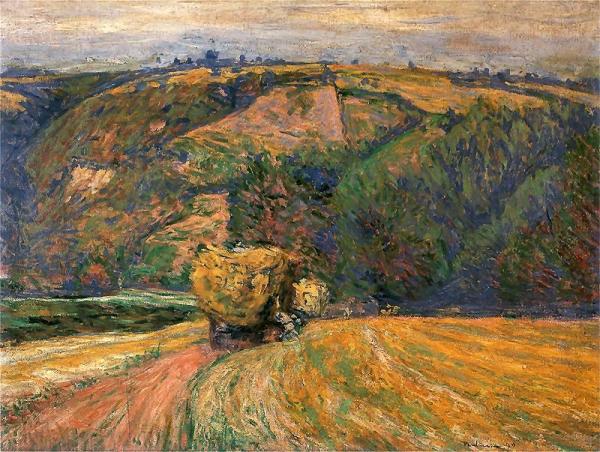 Wagon With Hay by Jozef Pankiewicz