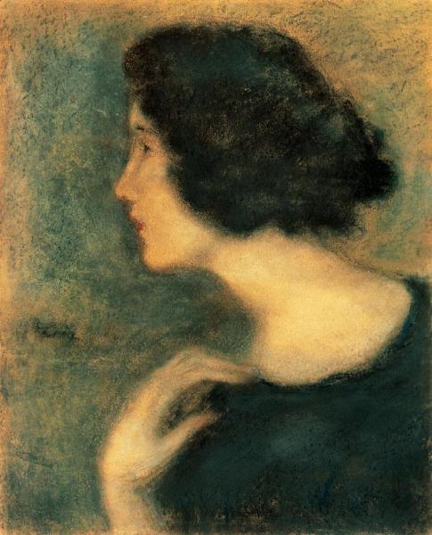 József Rippl-rónai Black Haired Girl
