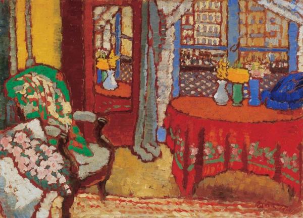 Parisian Interior by József Rippl-rónai Oil Painting Reproductions