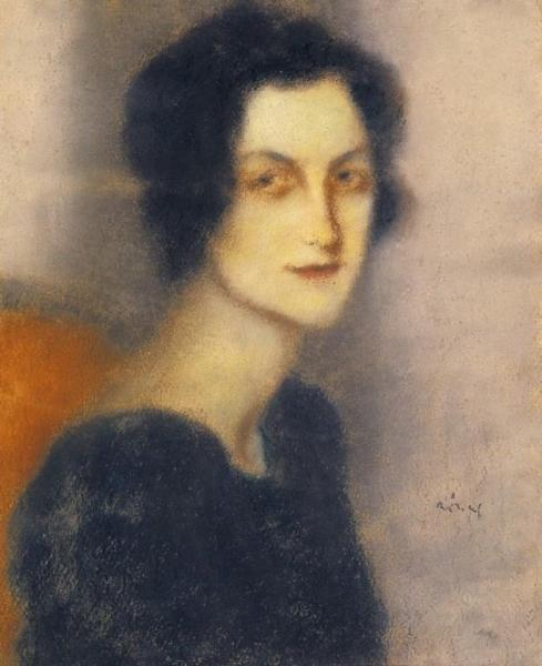 Portrait Of Zorka by József Rippl-rónai Oil Painting Reproductions