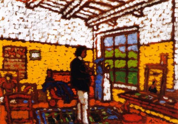 The Artist's Studio In Kkaposvár by József Rippl-rónai Oil Painting Reproductions