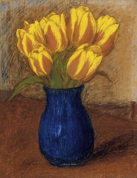 Tulips by József Rippl-rónai Oil Painting Reproductions