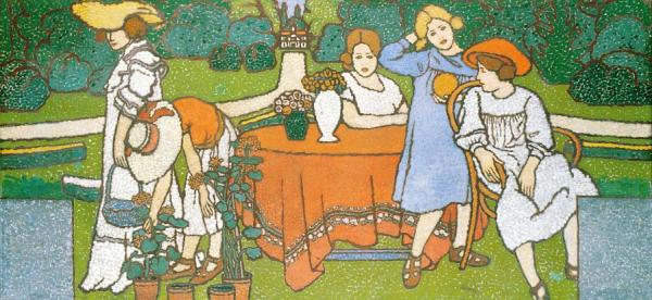 Painting For The Schiffer Villa, 1911 by József Rippl-rónai